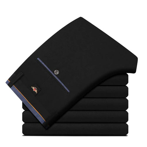 Spring Autumn Mens Business Suit Pants Male Summer Thin Formal Solid