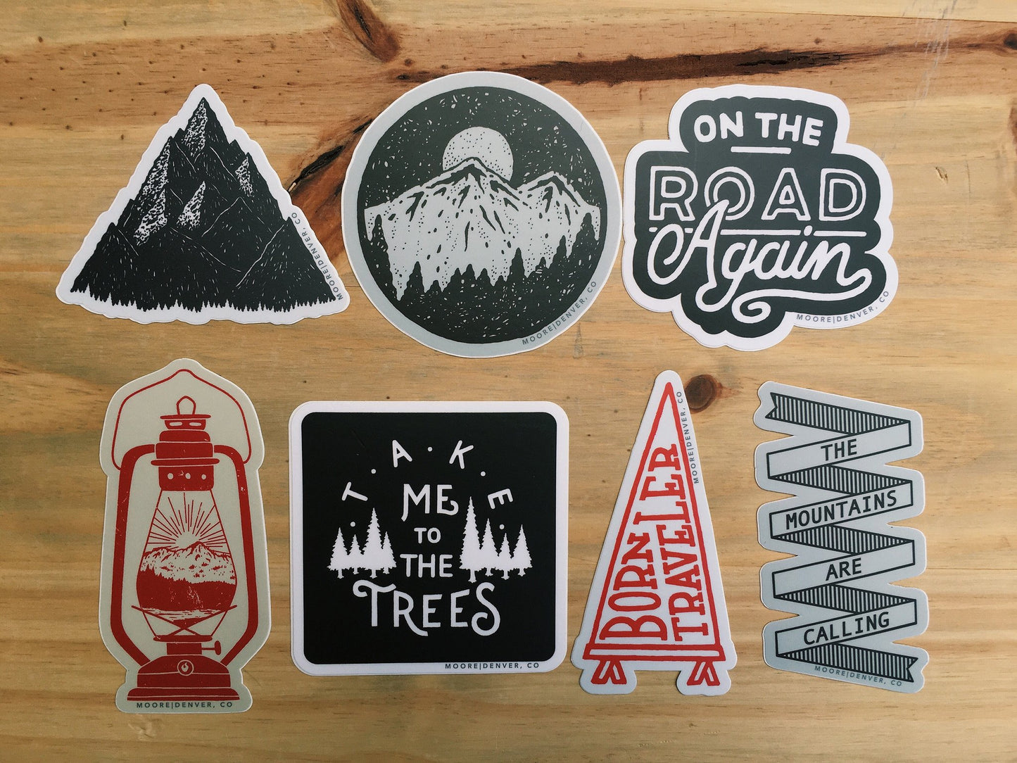 The Mountains Sticker