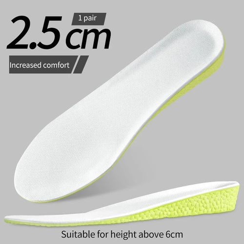 1Pair Sports Shock Absorption Insole for Feet Height Increase
