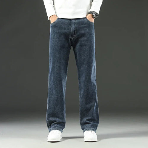 KUBRO 2025 New Autumn and Winter Men's Jeans Loose Comfortable