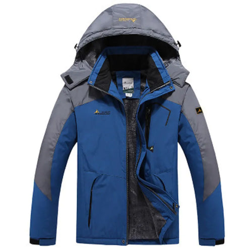 Winter Parka Men Windbreak Plus Thick Warm Windproof Fur Coats Male