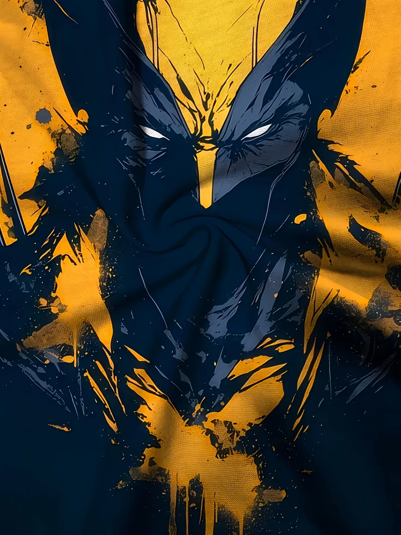 Marvel Wolverine Men's Graphic T-Shirt Summer Superhero Fan Costume
