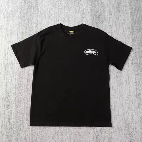 2026 Summer New Small Boat Printed Short Sleeve T-shirt Loose Round