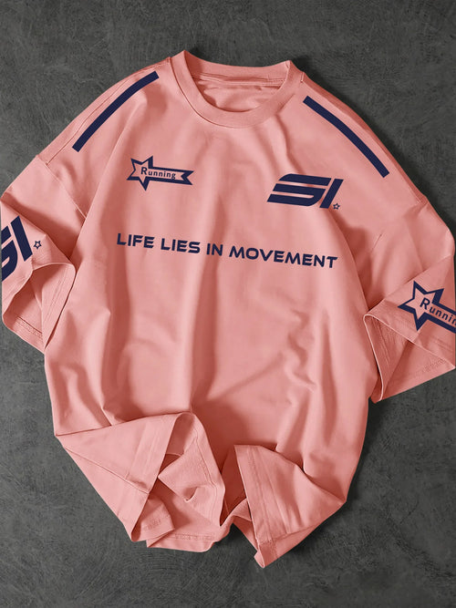 The new men's T-shirt for summer 2025 is a casual sporty breathable