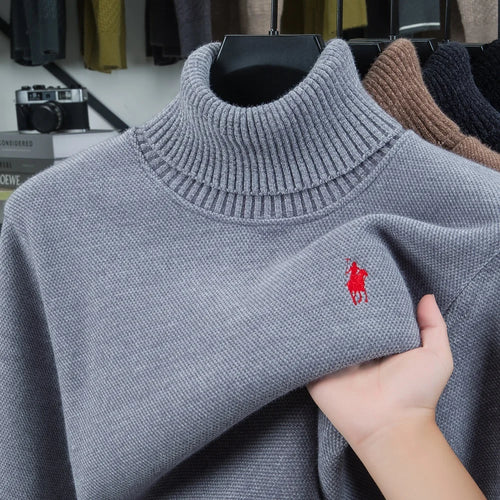 High end brand velvet sweater men's new fashion designer exquisite