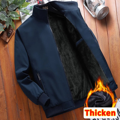 Thick Warm Autumn Winter Jackets for Men Business Office Dress Coat
