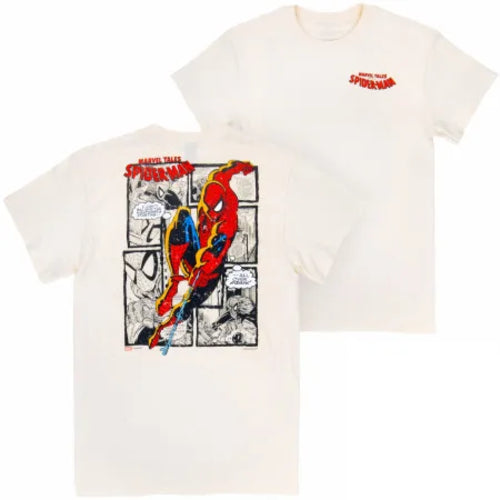Marvel Spider-Man Printed Short Sleeve T-Shirt Men's and Women's