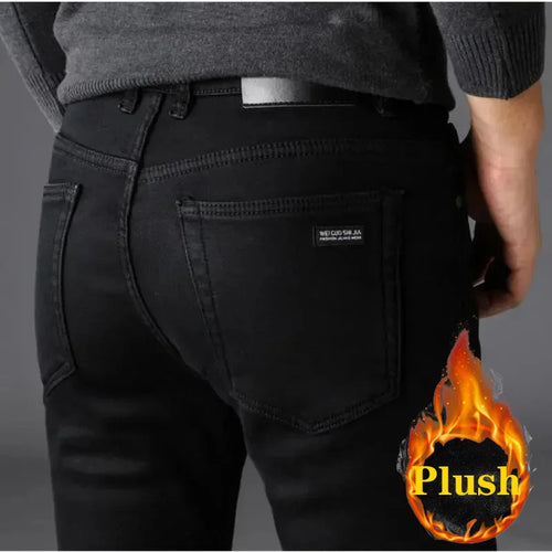 Spring Autumn Men Classic Fashion Brand Jeans Homme Man Soft Stretch