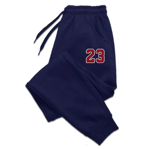 23 Print New Men's Sweatpants Spring Autumn Breathable Jogging Male