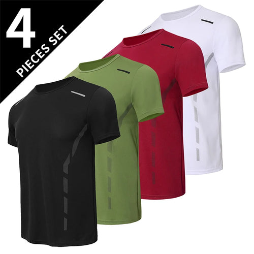 4/1/2 Pack Men's Gradient Quick-drying Sportswear Teenagers Leisure
