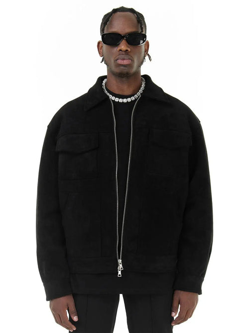 Autumn Jackets Oversize Casual Clothes High Street Pockets Laper