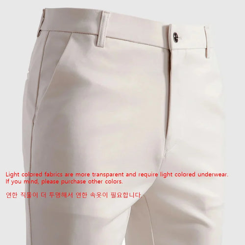 29-42 Men's Summer Thin Fashion Business Casual Suit Pants Long Pants