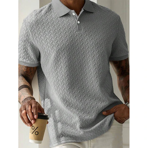 Mens Polo Shirt Summer Short Sleeve Male Polos Streetwear Man Tops