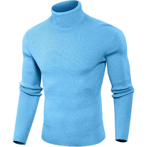 Animal Game Luxury Men's Cold Blouse Casual Sweaters Woolen Turtleneck