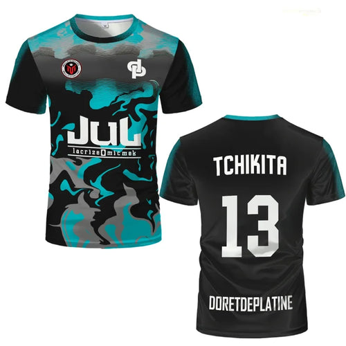 JUL Maillot TOTO Et Ninetta Jersey Men's And Women Trendy Rap Culture