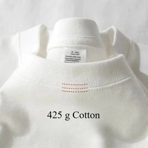 Heavy Wight 425 grams Men T Shirt Cotton Half Sleeve Brathable High