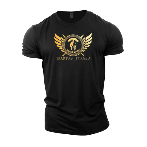 Retro Spartan T-shirts Men Clothes Y2K Summer Short Sleeve Tees Man