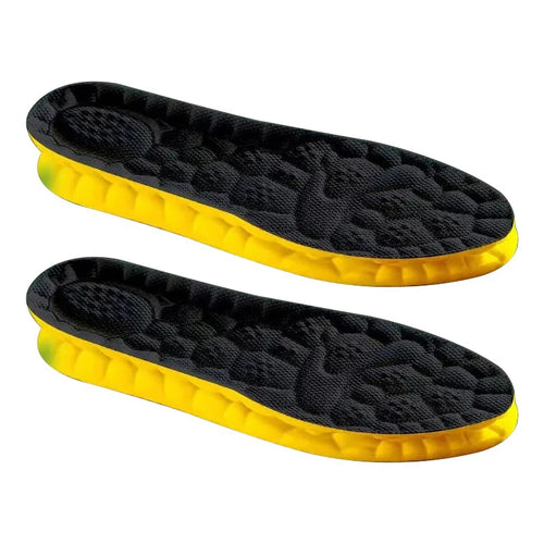 4D Cloud Technology Sports Insoles For Shoes PU Sole Soft Breathable