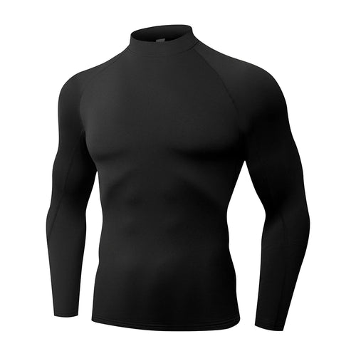 Winter T Shirt For Men Long Sleeve Tshirts Turtleneck Thermal
