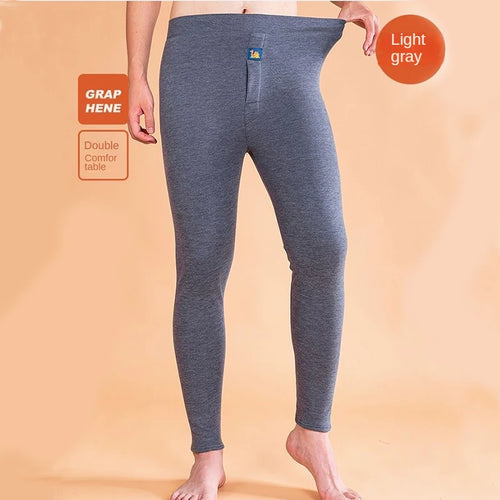 Thermal Underwear Men's Winter Clothes Fleece Keep Warm Pants Soft