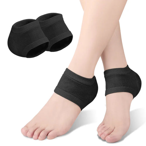 Silicone Gel Heel Protector Sleeve Pads Heel Cups Support Skin Cushion