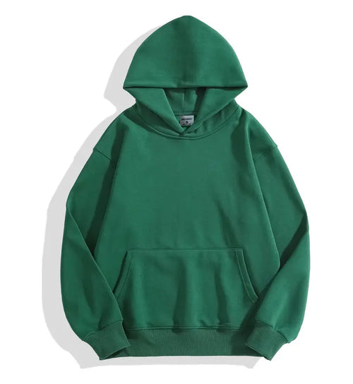 500GSM Heavy Weight Fashion Men's Hoodies New Autumn Winter Casual