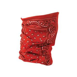 Motley Tube 100 Percent Polyester Red Paisley