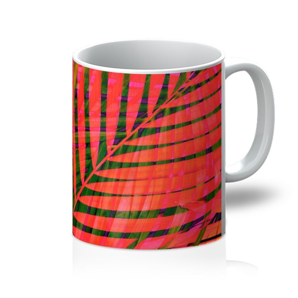 COLORFUL TROPICAL LEAVES Mug