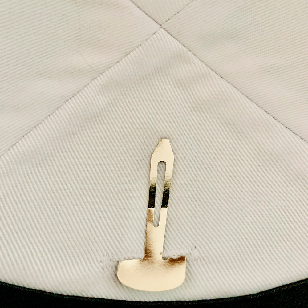 Elegant Cotton Twill Black Yarmulka (Kippah)