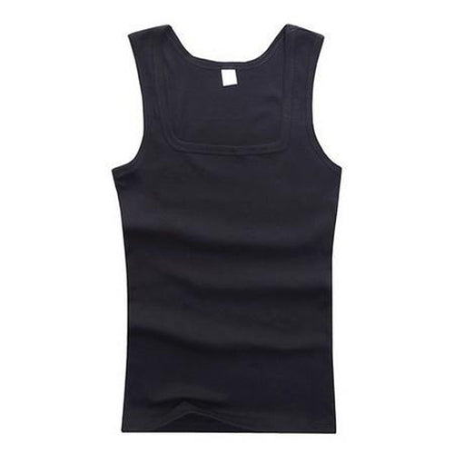2020 Summer Plus Size Men Clothing Tank Tops Black White Gray Singlets