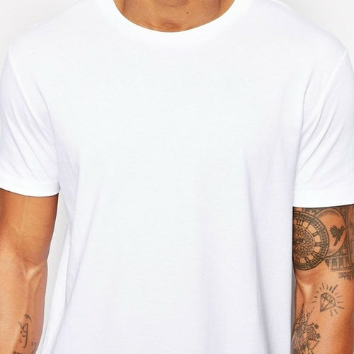 2022 Brand New Clothing Mens Black Mens Long T Shirt Tops Hip Hop Man