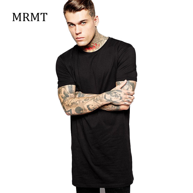 2022 Brand New Clothing Mens Black Mens Long T Shirt Tops Hip Hop Man