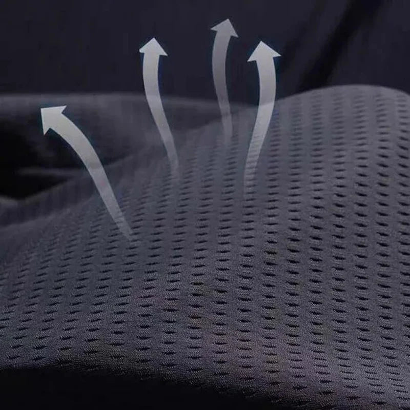 Men's Summer Ice Silk Pants Mesh Breathable Casual Thin Quick Dry