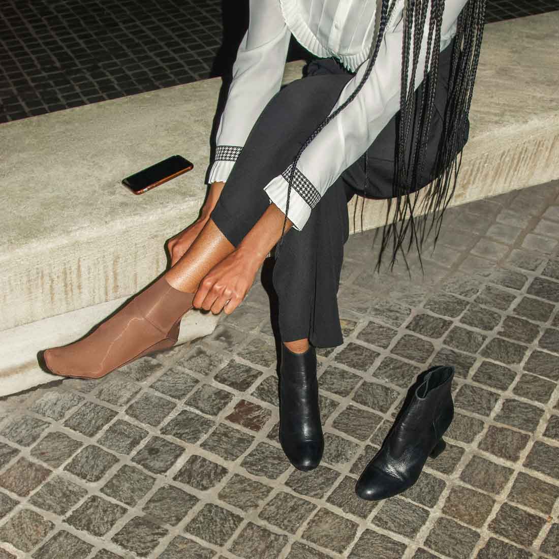 Ultra Thin InvisiLite Quarter Socks for Ankle Booties | S09