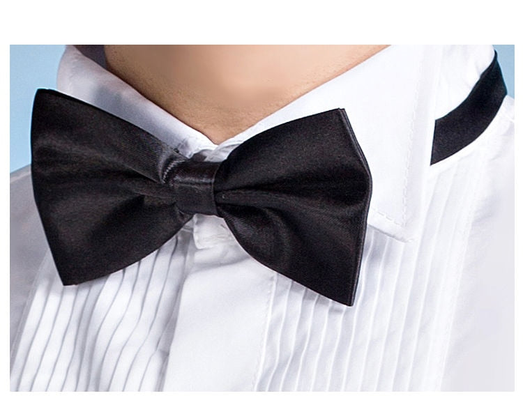 Classic Winged Collar Dress Shirt Men's Wingtip Tuxedo Formal Shirts