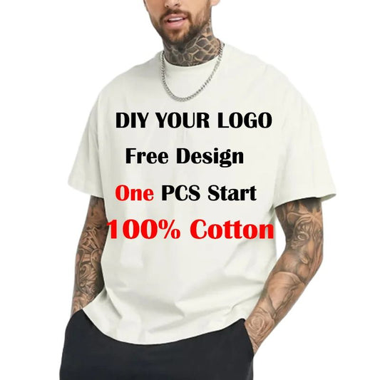 Customized Printed Leisure T Shirt Tee Diy Your Own Design Like Photo