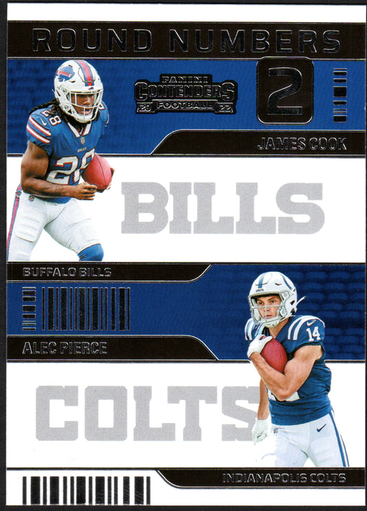 James Cook / Alec Pierce Buffalo Bills / Indianapolis Colts #RN-CP Rou