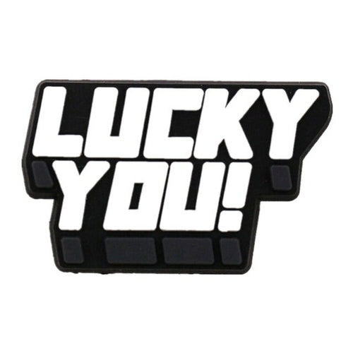 Fashion 1pcs Black Educated Queen Pvc Shoe Charms Accessories Lucky