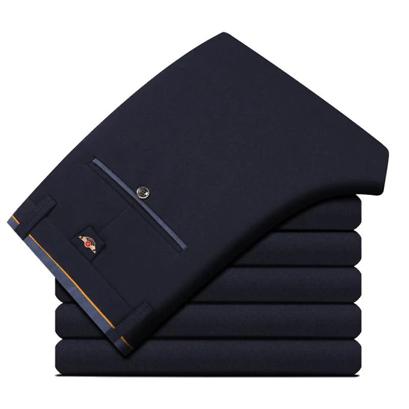 Spring Autumn Mens Business Suit Pants Male Summer Thin Formal Solid