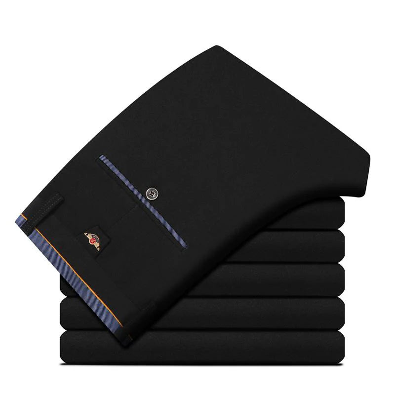 Spring Autumn Mens Business Suit Pants Male Summer Thin Formal Solid
