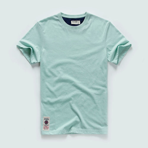 New Summer Men's t-shirt Cotton Solid T shirt Men Causal O-neck Basic
