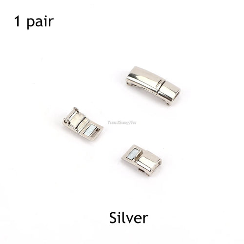 4pcs/1pair New Metal Shoelace Magnetic buckle Shoelaces magnetic Lock