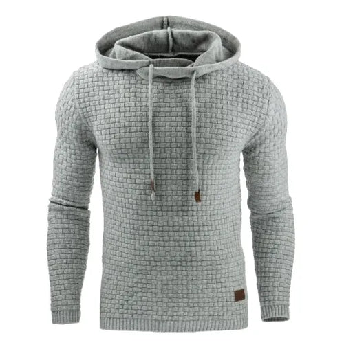 Warm Men's Solid Color Casual Hoodie Oversize Sweatshirt Sweatshirt