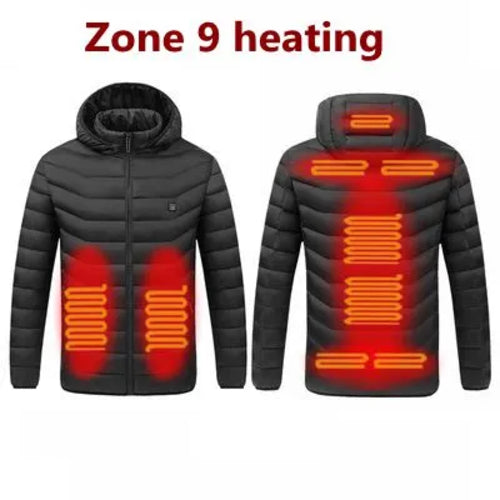 2021 NWE Men Winter Warm USB Heating Jackets Smart Thermostat Pure