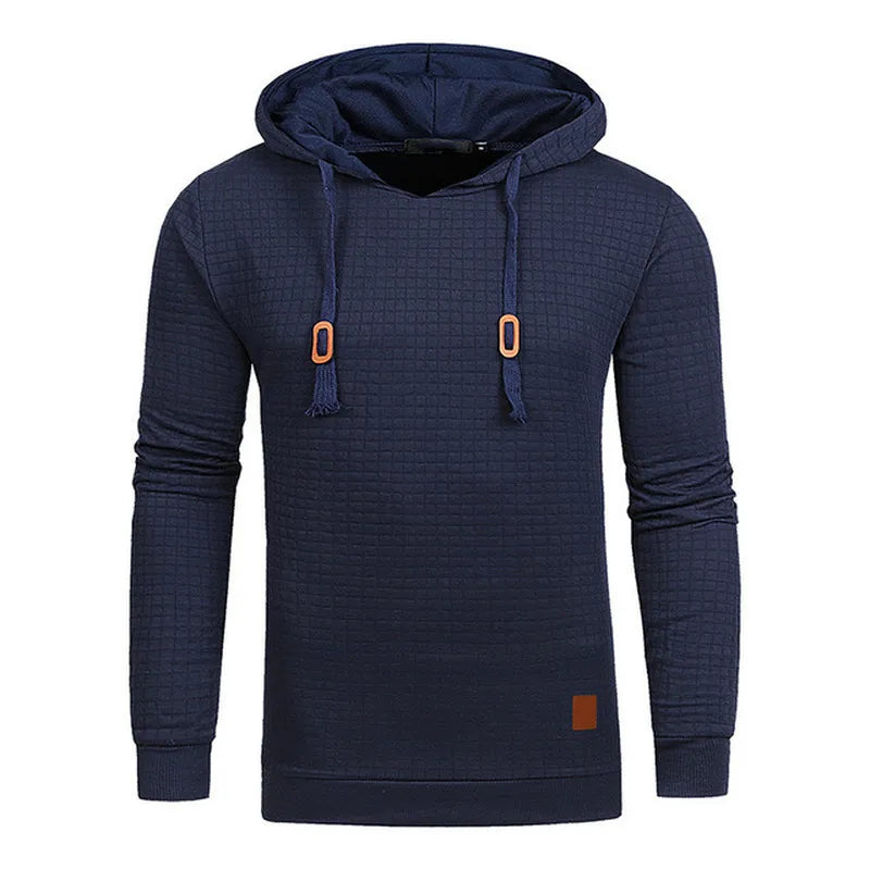 Warm Men's Solid Color Casual Hoodie Oversize Sweatshirt Sweatshirt