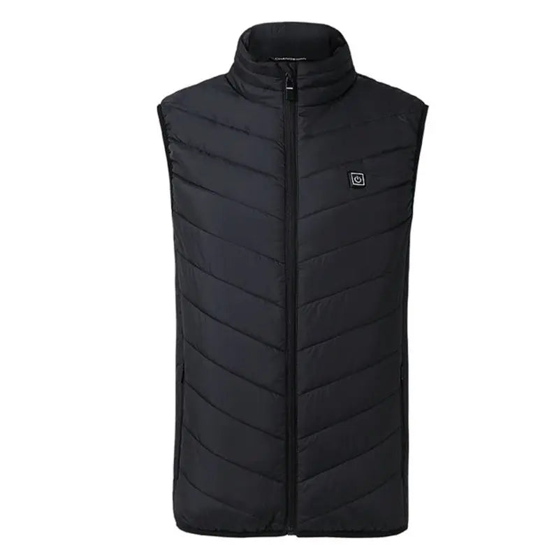 Men USB Infrared 17 Heating Areas Vest Jacket Men Winter Electric