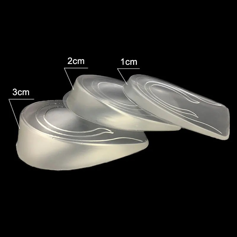 Silicone Gel Height Increase Insole Heel Lifting Inserts Shoe Foot