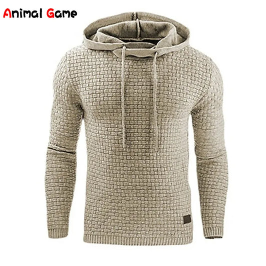 Warm Men's Solid Color Casual Hoodie Oversize Sweatshirt Sweatshirt