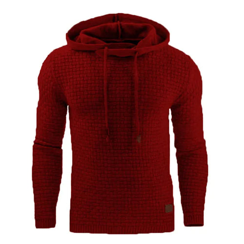 Warm Men's Solid Color Casual Hoodie Oversize Sweatshirt Sweatshirt