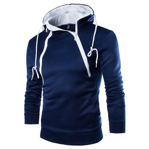 Men's Hoodies Long Sleeve Sweatshirts for Men Zipper Hooded Pullover